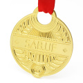 Medalha de lembrança de Jiu-Jitsu personalizada ouro prata bronze banhado a ferro esmaltado